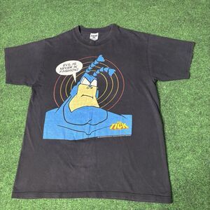 Vintage 1997 The Tick T Shirt Evil Is Never In Fashion Cartoon Tee Large